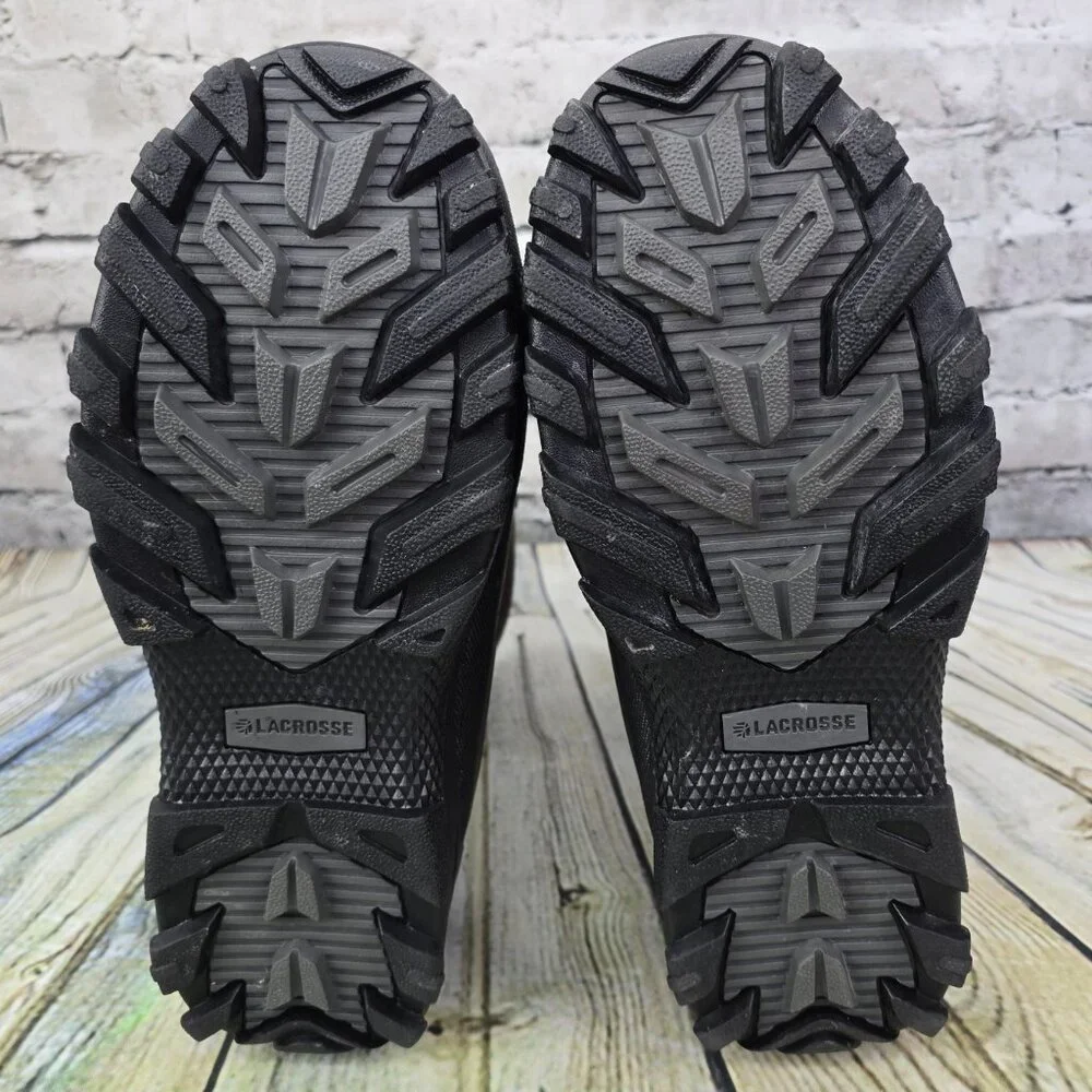 LACROSSE Pine‎ Top Boots 11” Men's Size 8 Brown Leather Suede Mid-Calf Insulated